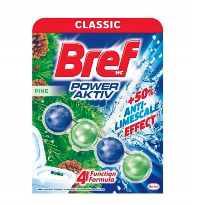 Wc Kulki Bref Power Active 50g Pine
